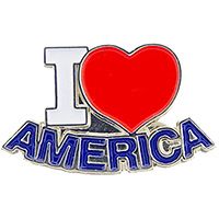 I Heart America Pin