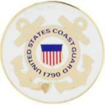U.S. Army Coast Guard Logo Pin - USCG Hat Pin