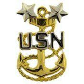 USN Master Chief Petty Officer - U.S. Navy MCPO Hat Pin