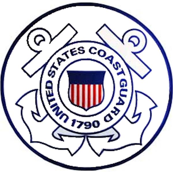 USCG Veteran Round Logo 12 inch Patch - CLEARANCE!