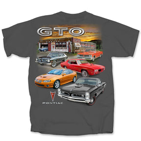 Pontiac GTO Garage Scene T-Shirt