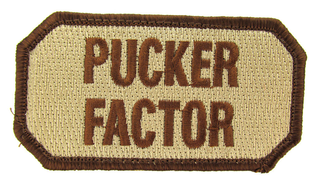 PUCKER FACTOR Morale Patch - Various Colors