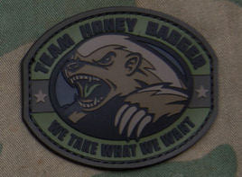 Honey Badger Morale Patch PVC - Mil-Spec Monkey