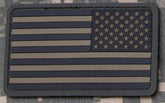 U.S. Flag Patch Reverse Field PVC with Hook Fastener
