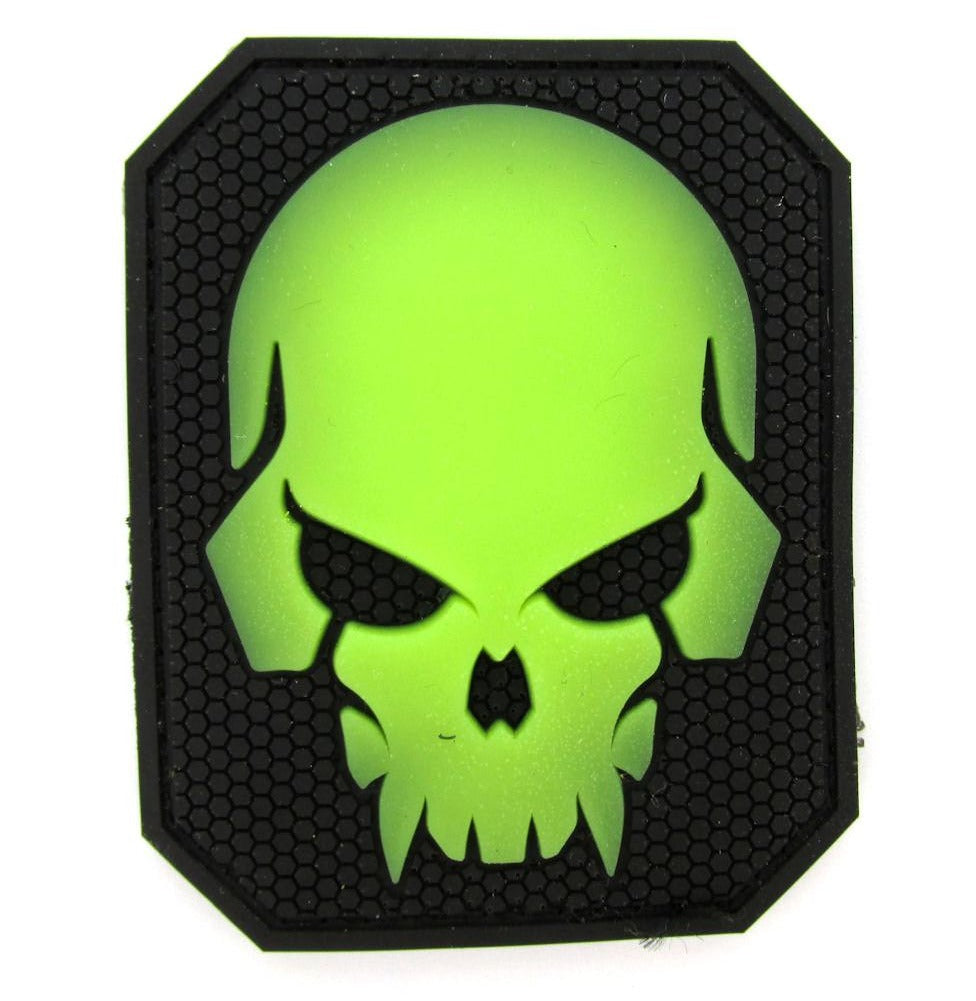 Large Pirate Skull Morale Patch - PVC with Hook Fastener