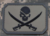 Pirate Skull Flag Morale Patch PVC - Mil-Spec Monkey