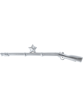ROTC Rifle Badge - Silver - 1 Star