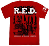 CLEARANCE - Remember Everyone Deployed (R.E.D.) Adult T-Shirt - Red