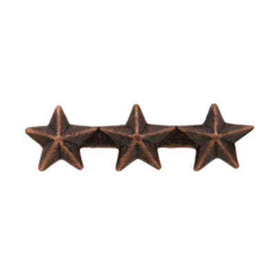 3 Bronze Star Ribbon Device