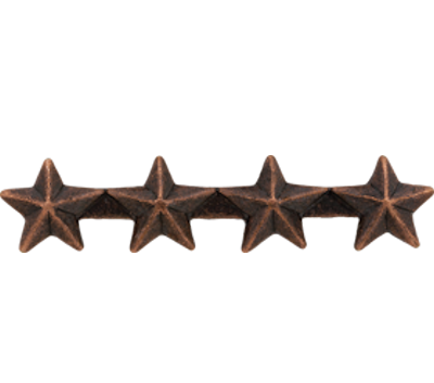 4 Bronze Star Ribbon Device