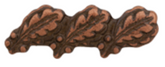 Ribbon Device - 3 Bronze Oak Leaf Clusters - 5/16th inch