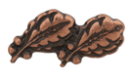 Bronze Cluster - 2 Oak Leaf
