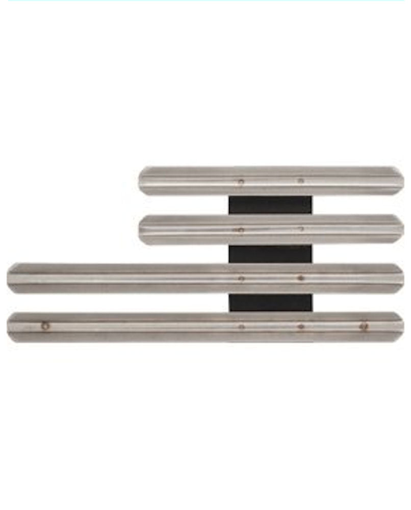 Ribbon Bar Holder with 1/8 Inch Gap - Staggered Right - 10 Ribbons