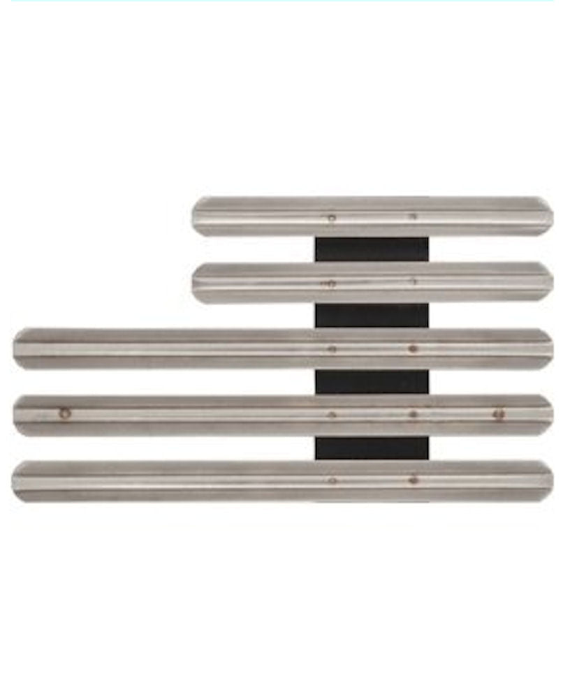 Ribbon Bar Holder with 1/8 Inch Gap - Staggered Right - 13 Ribbons