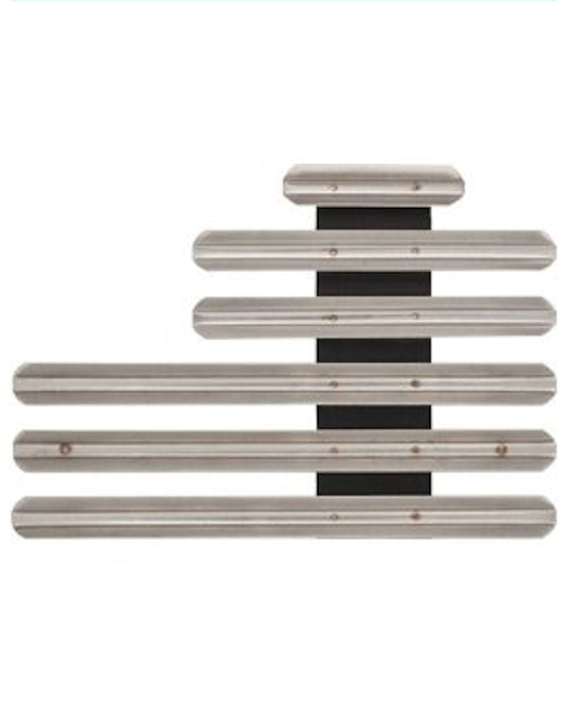 Ribbon Bar Holder with 1/8 Inch Gap - Staggered Right - 14 Ribbons