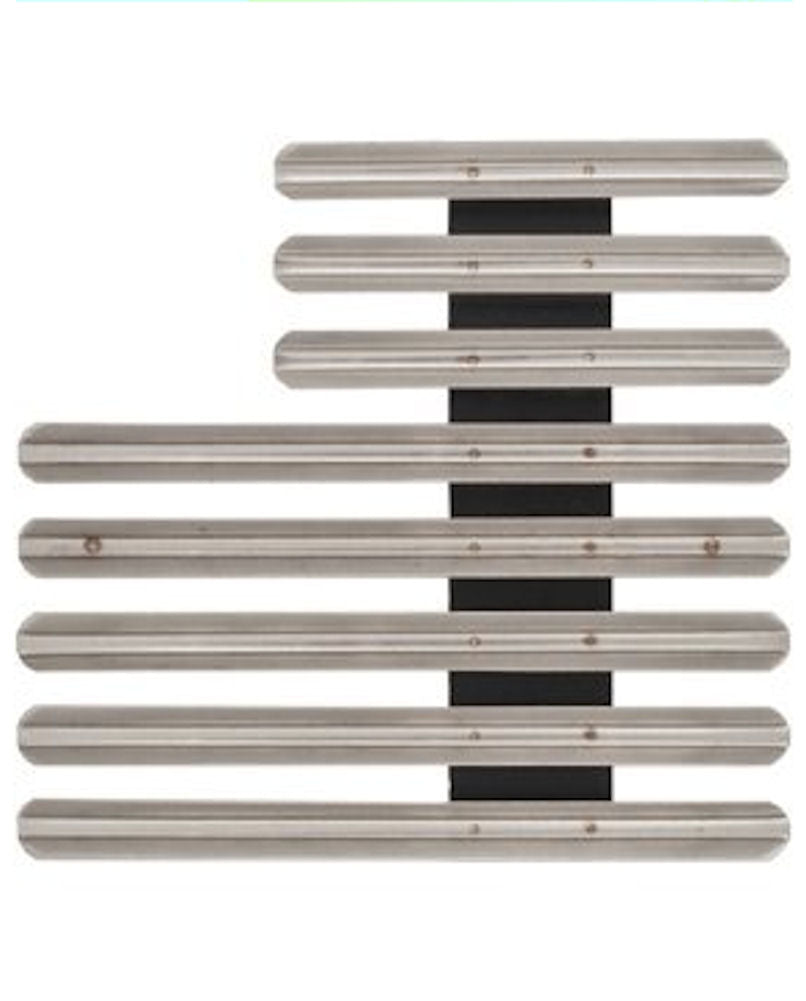 Ribbon Bar Holder with 1/8 Inch Gap - Staggered Right - 21 Ribbons