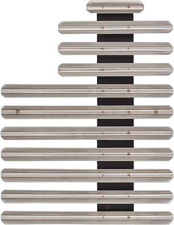 28 Ribbon Rack Flush Ribbon Bar Holder with 1/8 Inch Gap - Staggered Right - 28 Ribbons