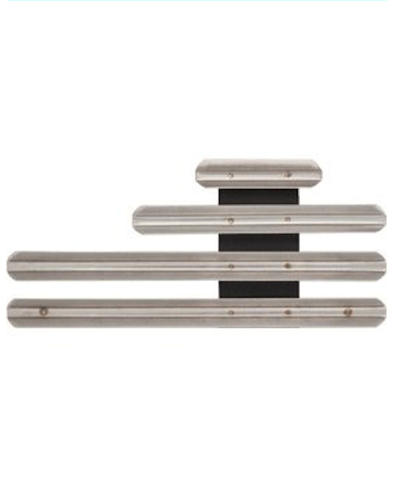 Ribbon Bar Holder with 1/8 Inch Gap - Staggered Right - 9 Ribbons