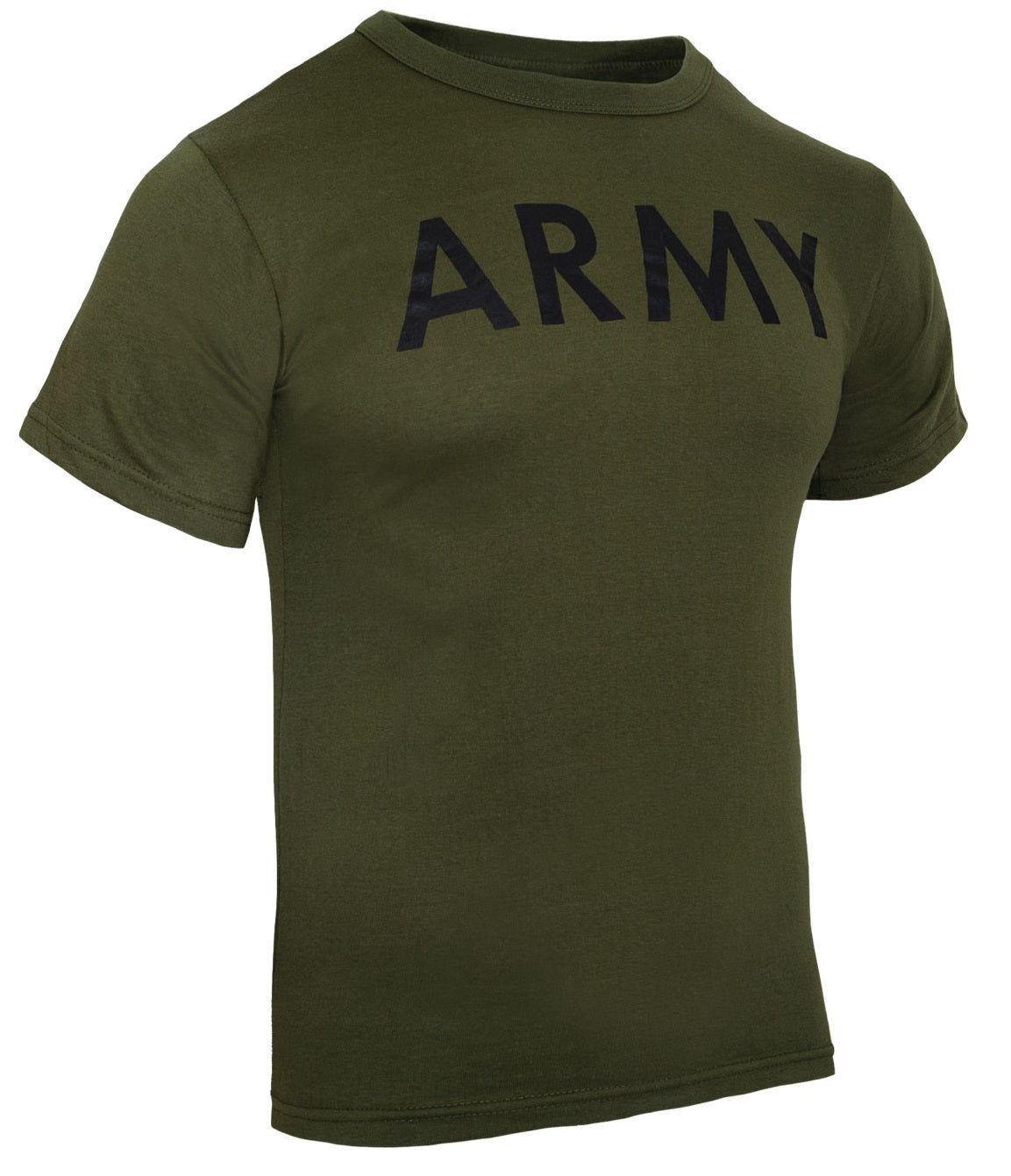 Rothco Olive Drab Military PT Shirt - ARMY