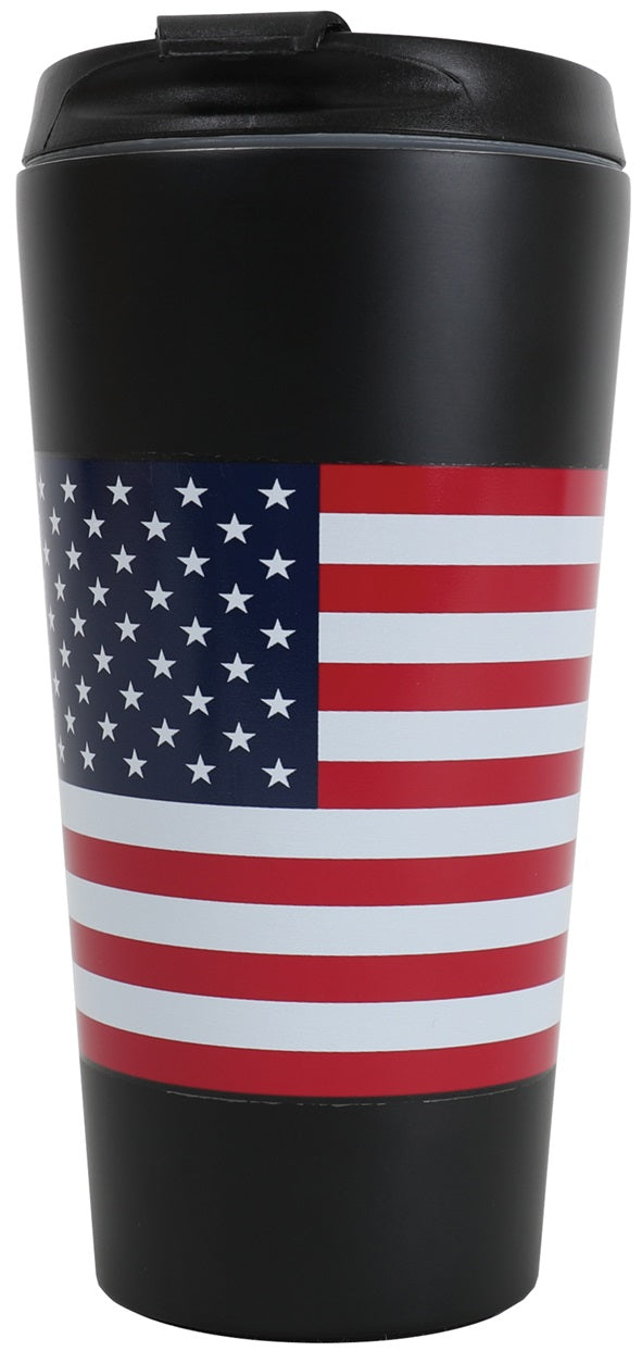 US Flag Travel Mug
