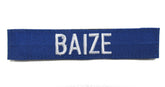Royal Blue Name Tape with Hook Fastener - Fabric Material