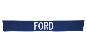 Royal Blue Name Tape - SEW ON - Fabric Material