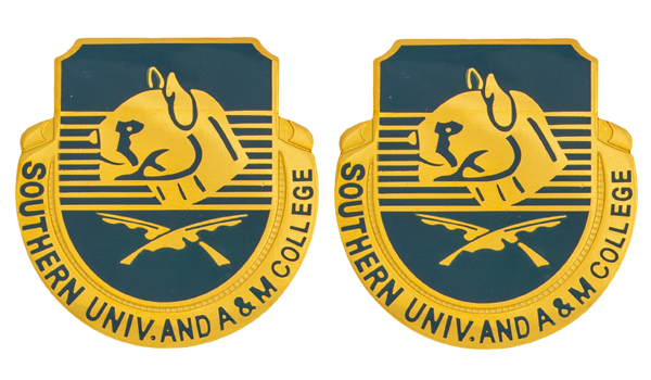 Southern University A&M College ROTC Unit Crest - Pair