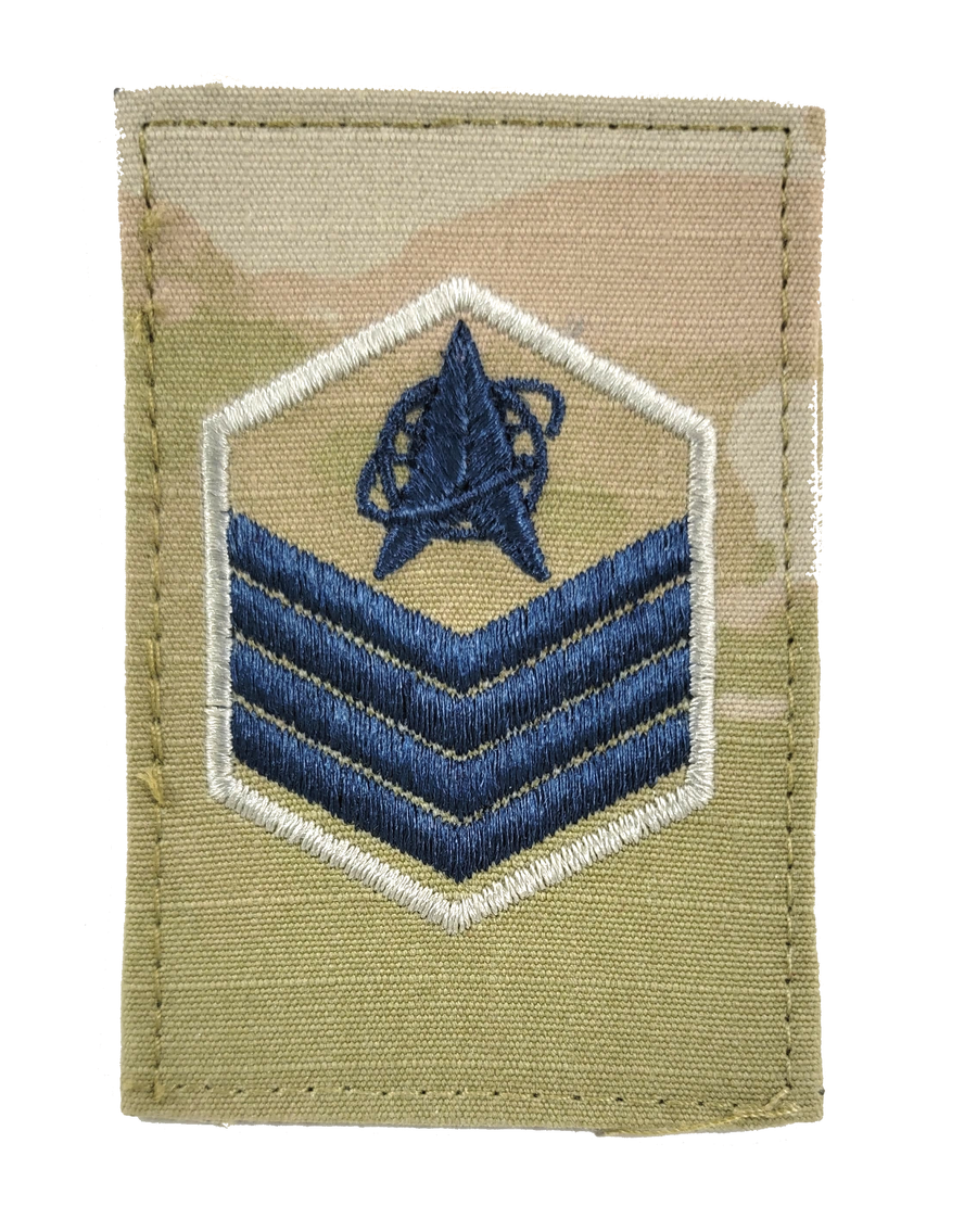 Us Space Force Ocp Rank With Hook Fastener