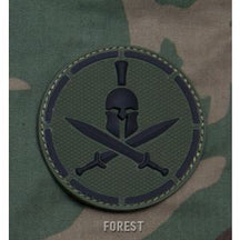 CLEARANCE - Spartan Helmet Morale Patch - PVC with Hook Fastener