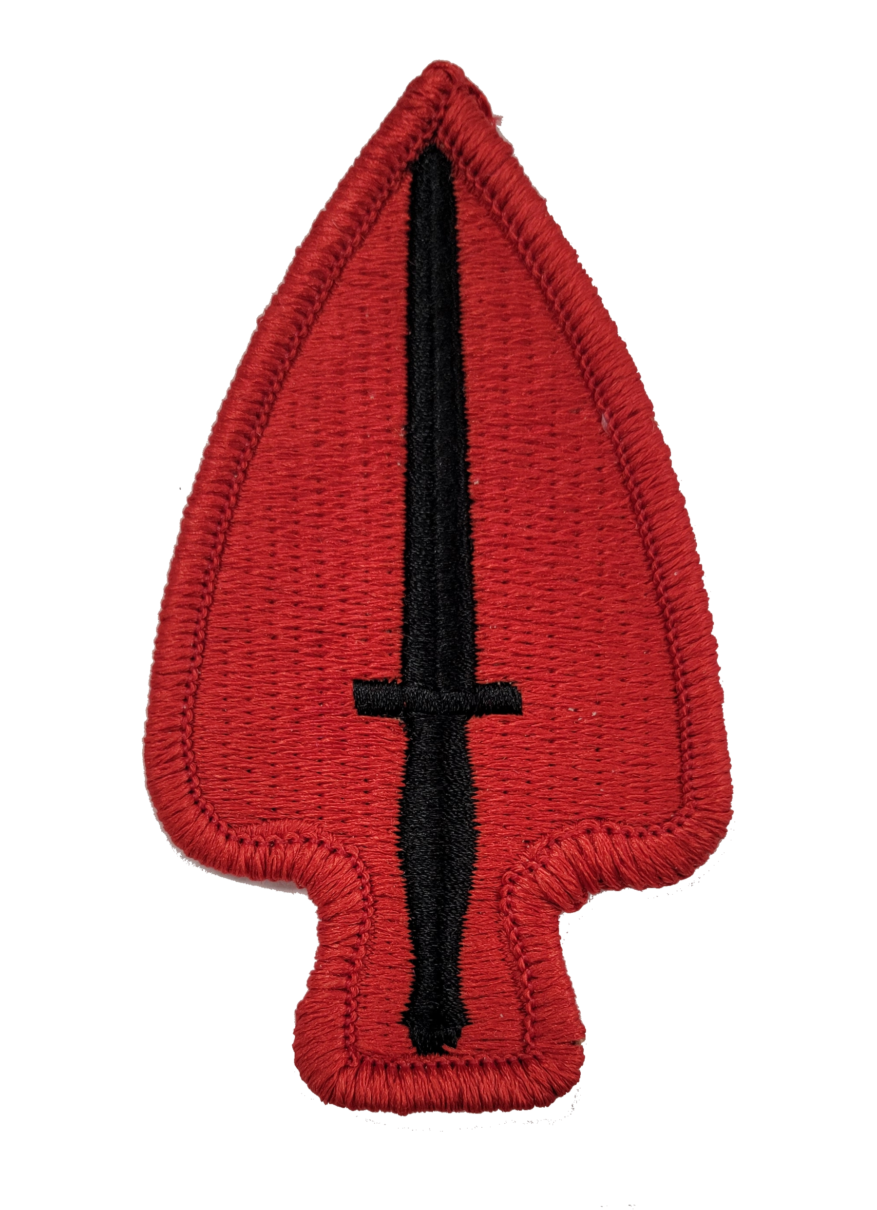 Special Forces Army Tab Red Embroidered Military Patch Iron or Sew AKPM131  