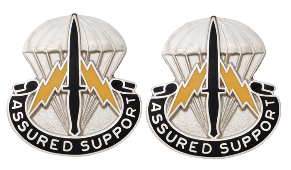 Special Operations Support Command Unit Crest - Pair - ASSURED SUPPORT