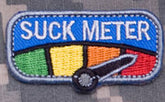CLEARANCE - Suck Meter Morale Patches - Mil-Spec Monkey