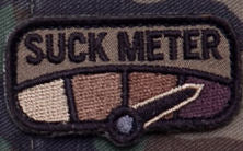 CLEARANCE - Suck Meter Morale Patches - Mil-Spec Monkey