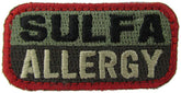 SULFA ALLERGY Patch - FOLIAGE GREEN