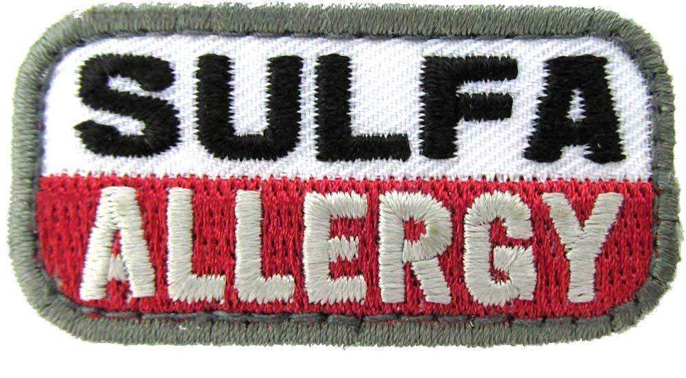 SULFA ALLERGY Patch - MEDICAL