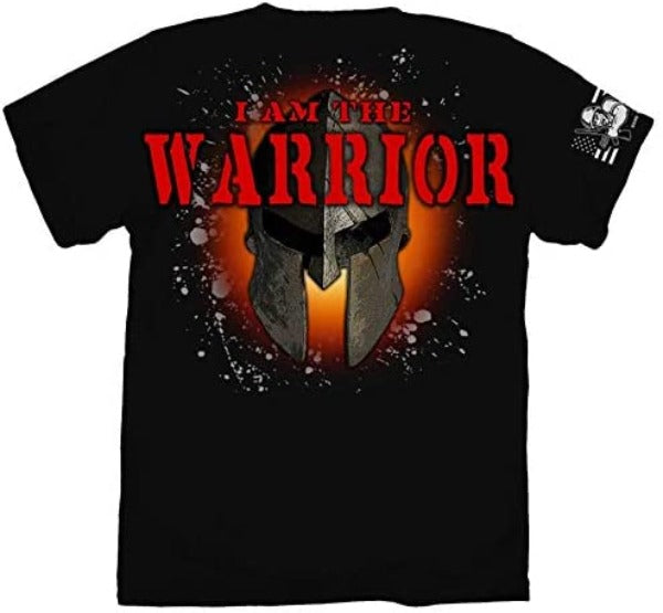 CLEARANCE - I Am the Warrior Marines T-Shirt - BLACK