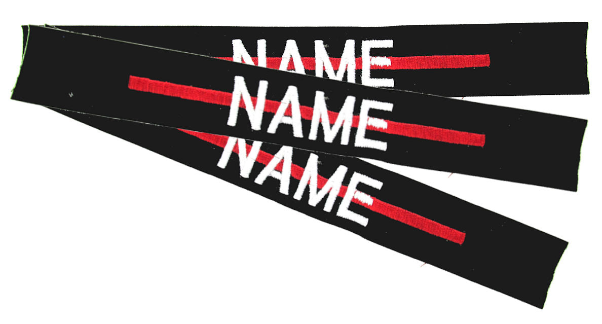 Thin Red Line Name Tapes Sewon - 3 Pack