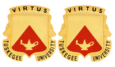 Virtus Tuskegee University ROTC Unit Crest - Pair