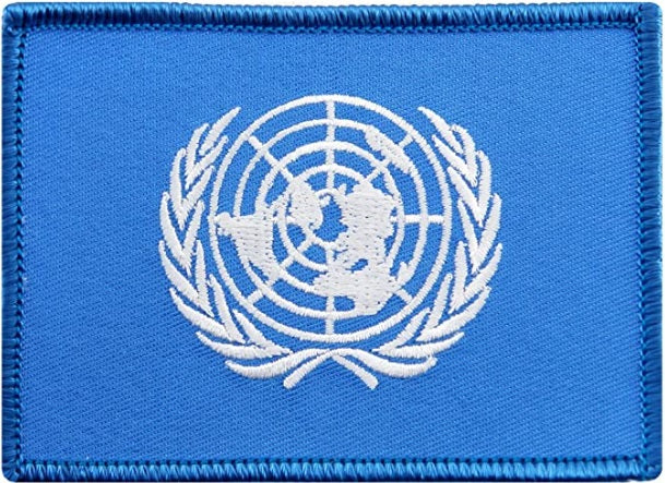 United Nations Flag Embroidered Patch