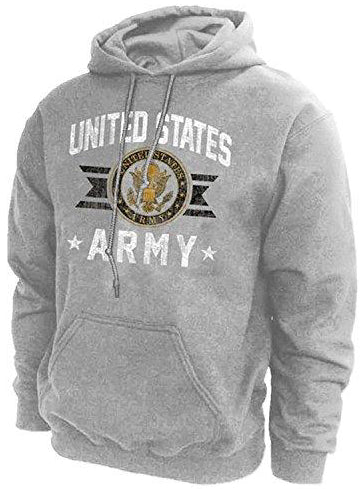 U.S. Army Vintage Emblem Grey Hoodie