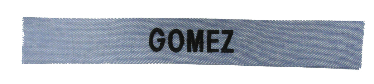 Dungaree Chambrell Shirt - SEW ON - U.S. Navy Name Tape