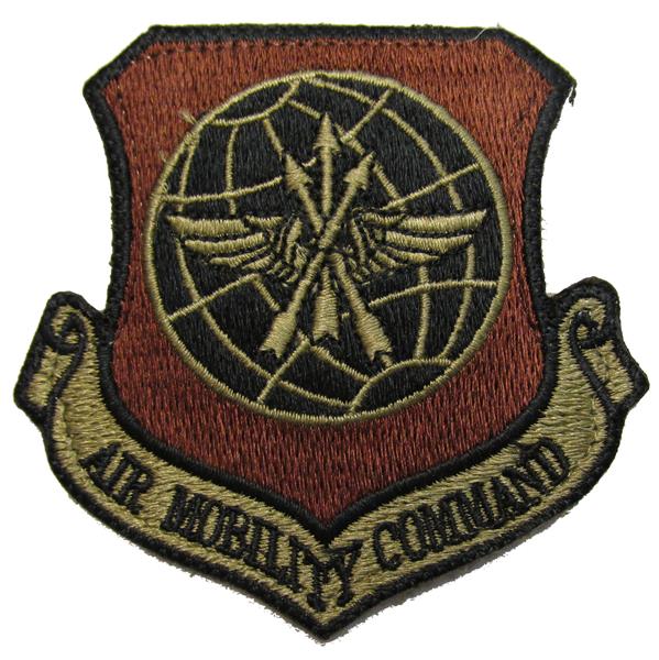 U.S. Air Force Air Mobility Command OCP Patch - Spice Brown