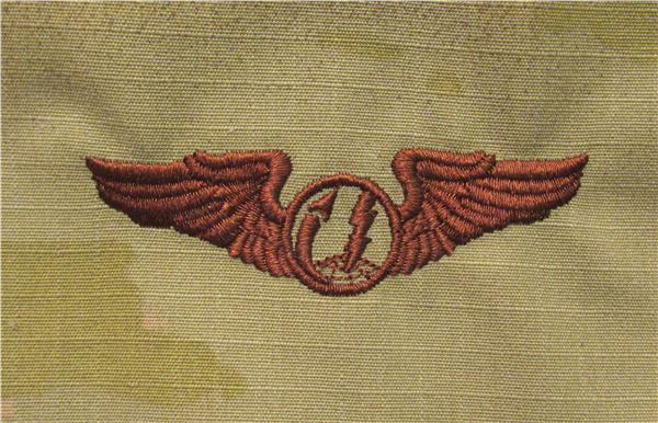 Remotely Piloted Aircraft OCP Air Force Badge - SPICE BROWN