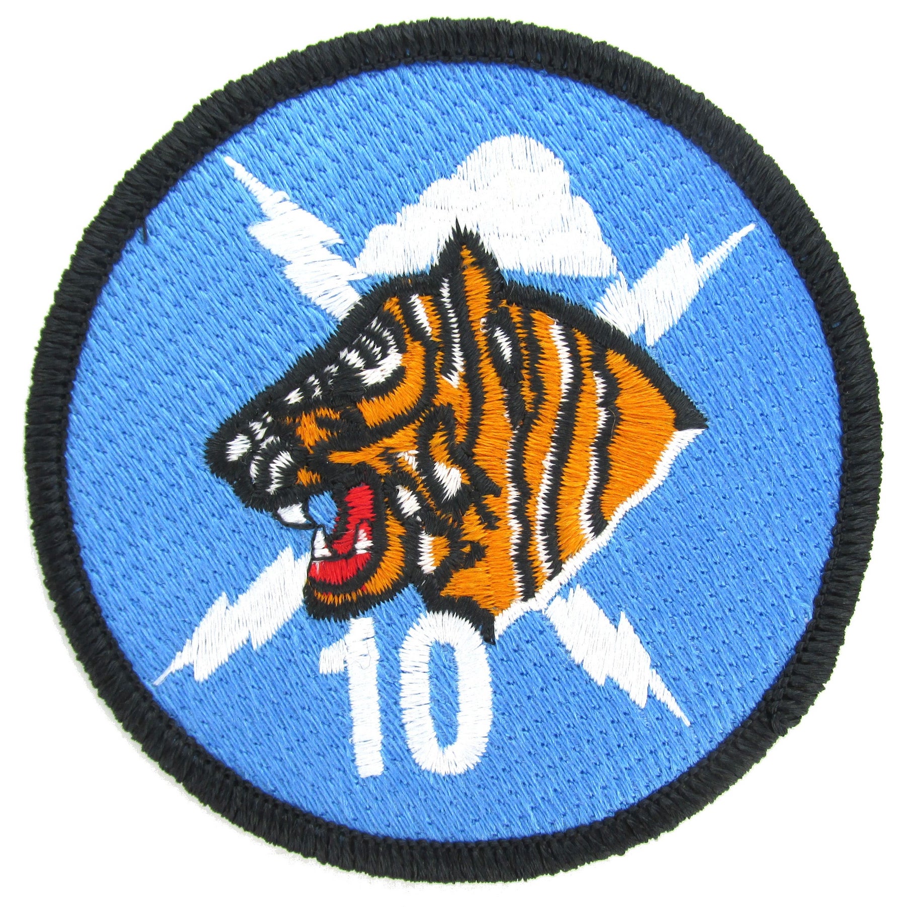 USAF Academy 10th Cadet Squadron Patch - Tiger Ten  