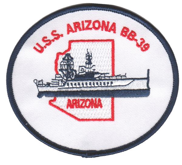 USS Arizona BB-39 USMC Patch