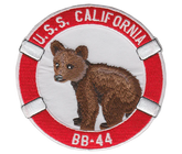U.S.S. California BB-44 Patch - U.S. Navy