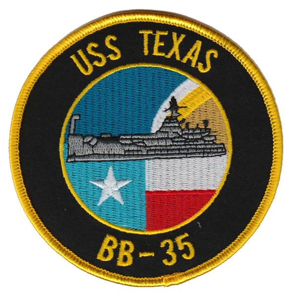 USS Texas BB-35 USMC Patch