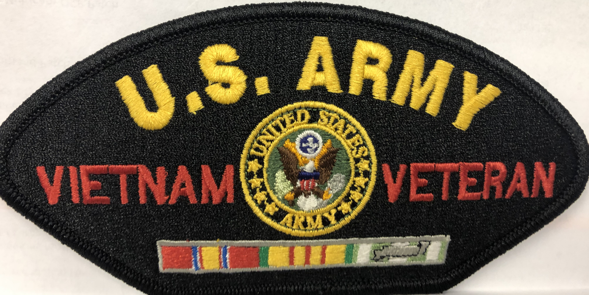 US Army Vietnam Veteran Patch - Made in USA
