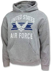 U.S. Air Force Vintage Emblem Grey Hoodie