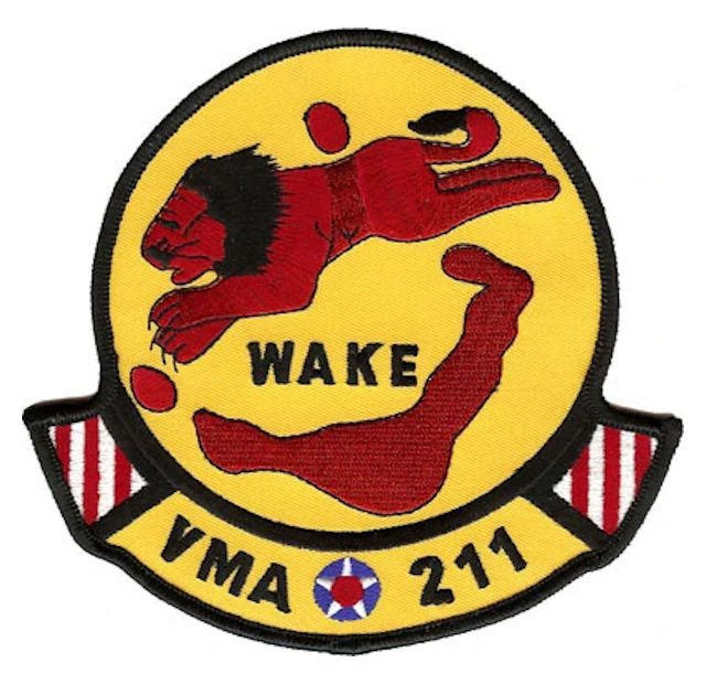 Marine Attack Squadron - VMA-211 Wake Island Avengers - USMC Patch - C